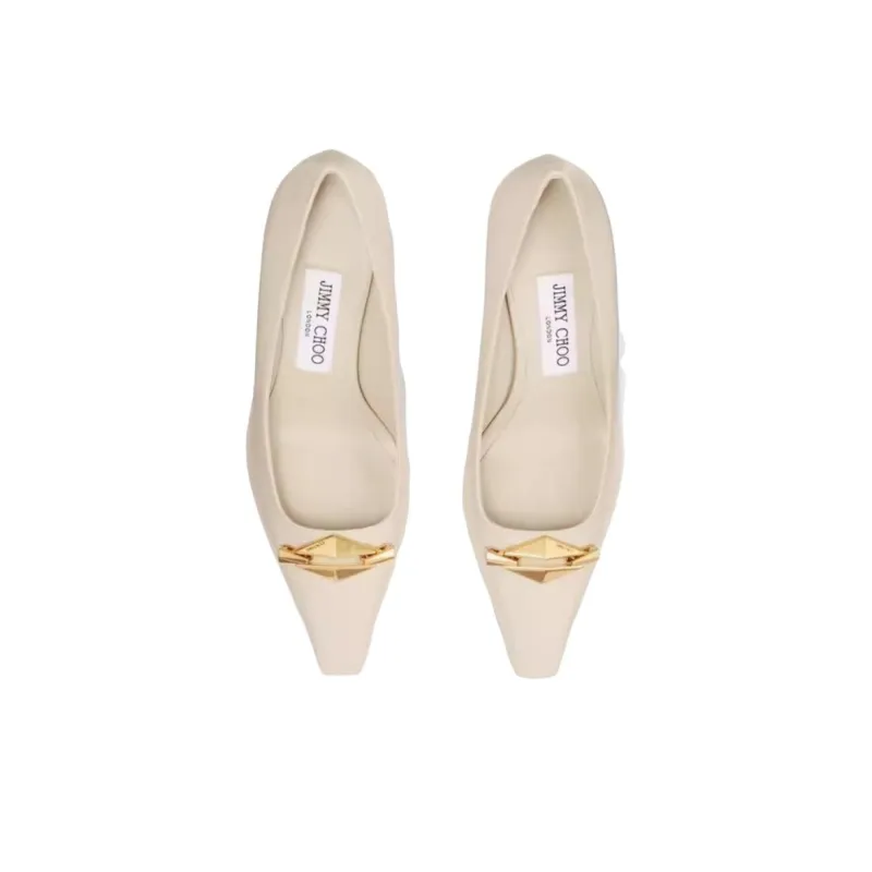 Jimmy Choo Ryker High Heels 7cm Women's Beige-3