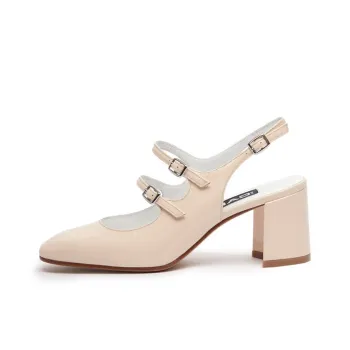 Carel Paris Banana 70mm Slingback Mary Janes