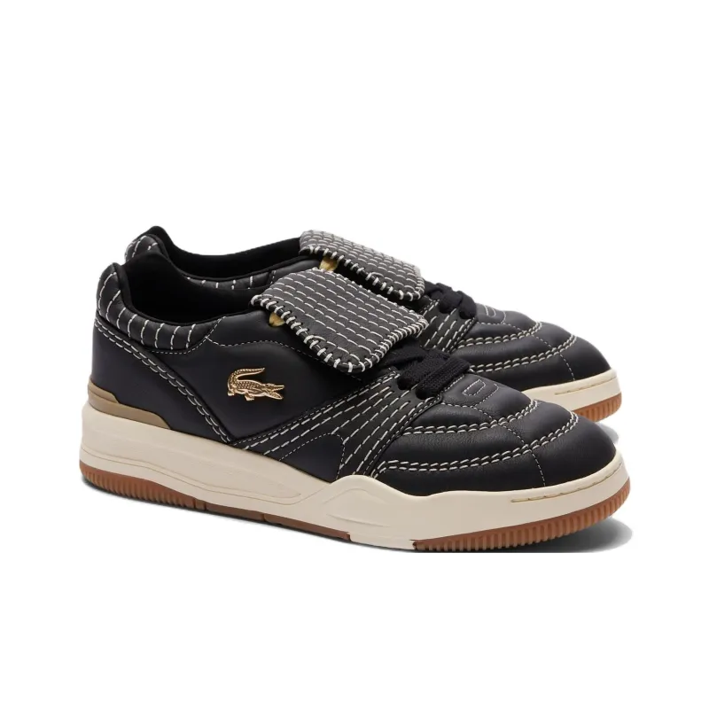 Maison Château Rouge x LACOSTE Linefield Low-Top Skateboard Shoes Men's Black-1