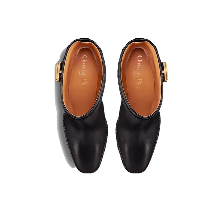 DIOR Empreinte Ankle Boots 8cm Women's Black-2
