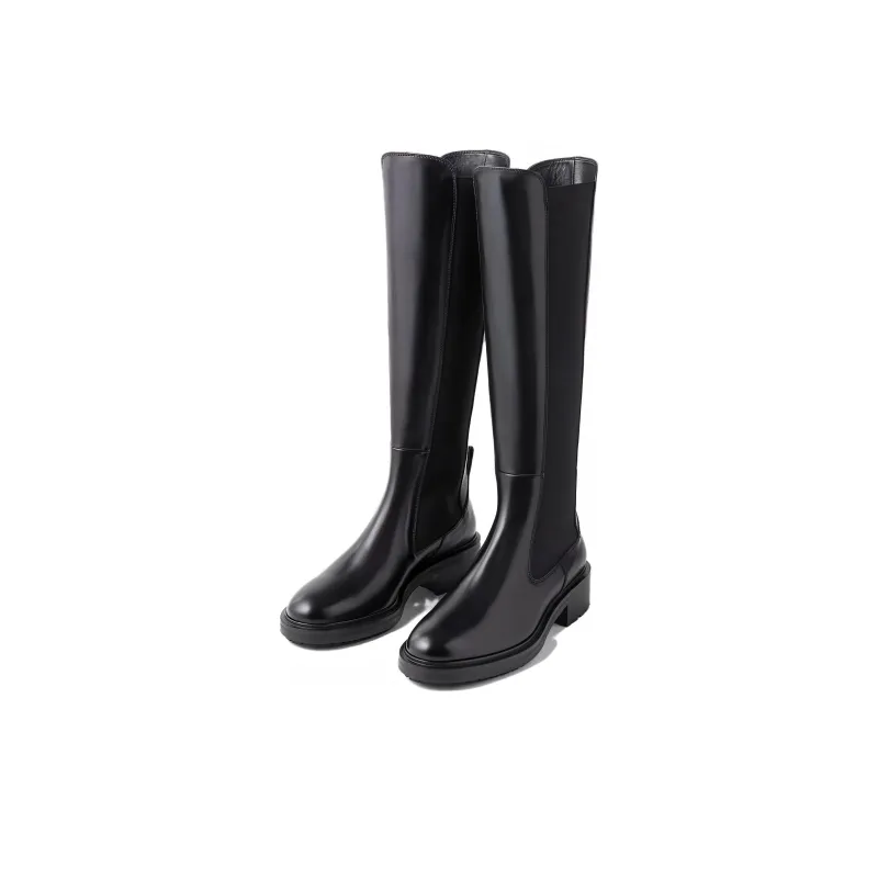 Aeyde Knee-High Chelsea Boots Women's Black-2