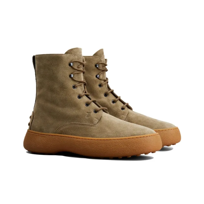 TOD'S Desert Boots Men's Beige Yellow-1