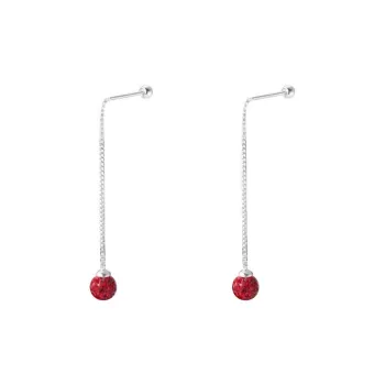 Kim Heng Hee S999 Fine Silver Drop Earrings Women's