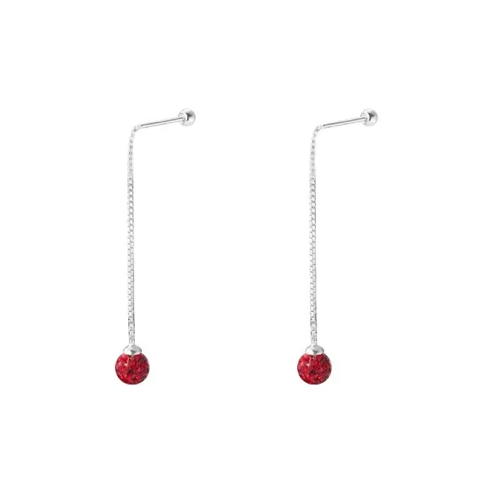 Kim Heng Hee S999 Fine Silver Drop Earrings Women's-0