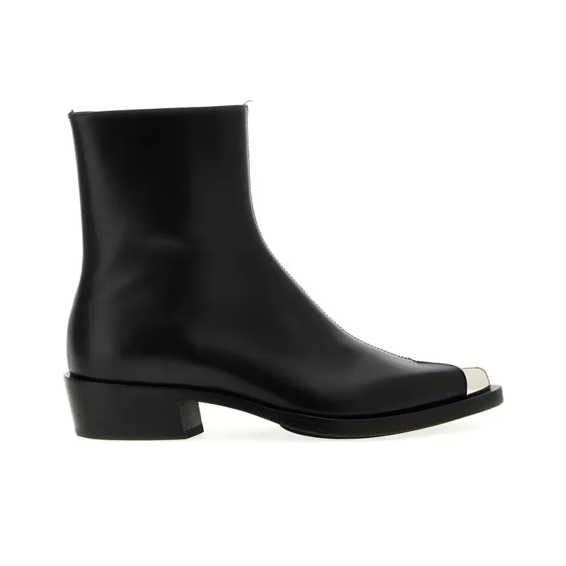 Alexander McQueen Punk Leather Boots-1