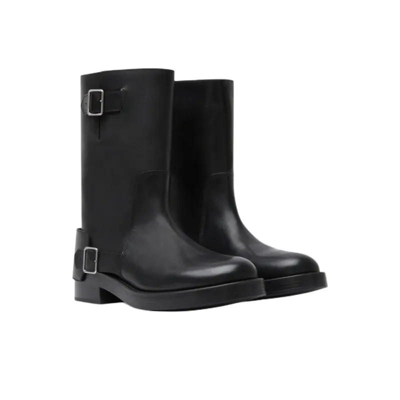 COURREGES Ankle Boots 4.5cm Men's Black-2