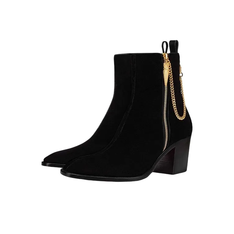 CL LUBOTING Ankle Boots Men's Black-2