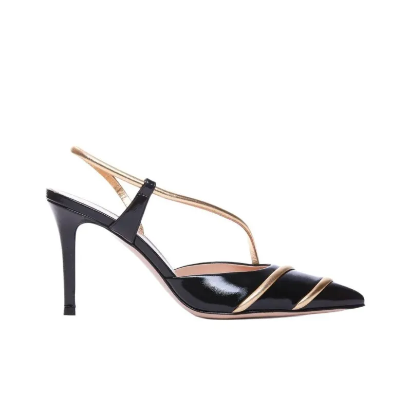 GIANVITO ROSSI Slim Heel High Heels 8.5cm Women's Black-1