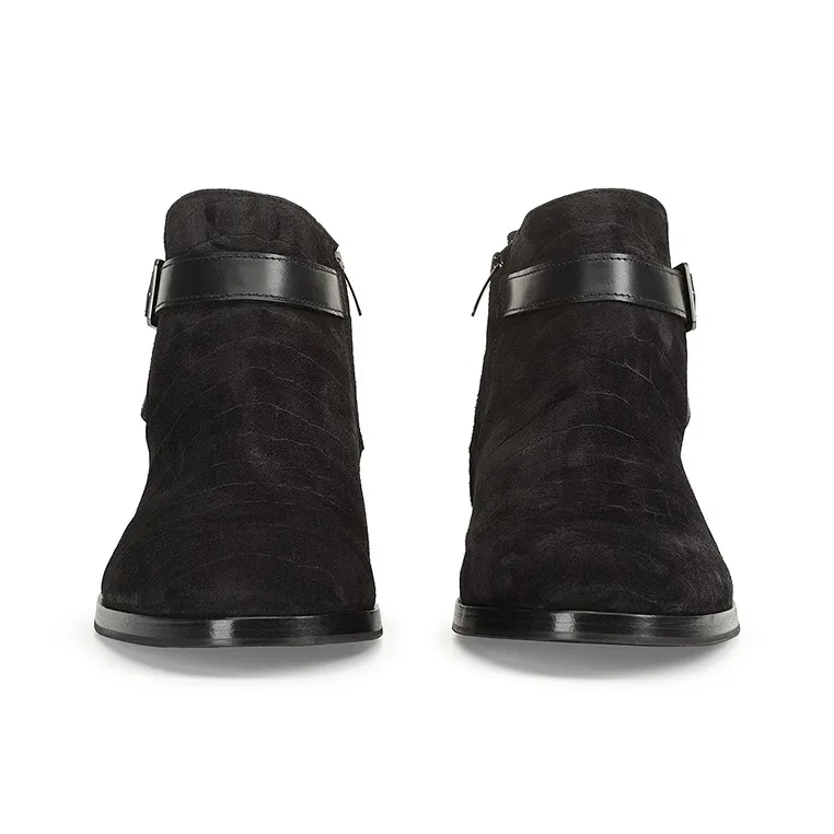 SERGIO ROSSI Ankle Boots Men Black-3