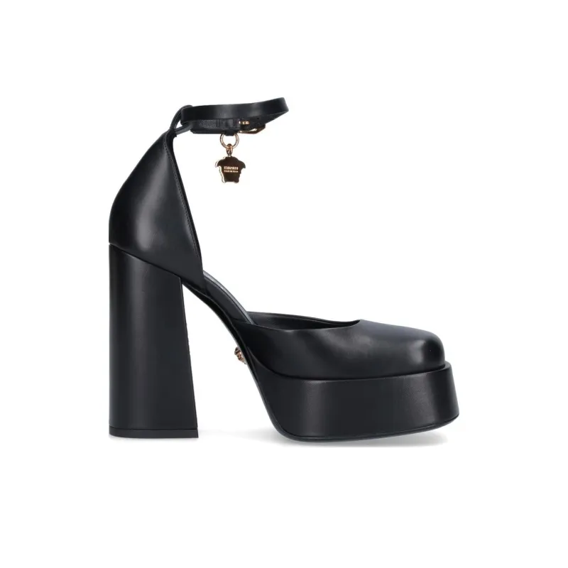 VERSACE Medusa Aevitas 125mm Leather Pumps-1