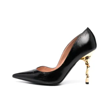 MOSCHINO Irregular Heel High Heels 10.5cm Women's Black