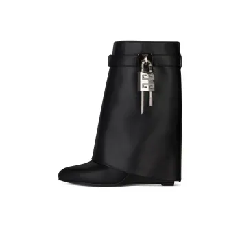 Givenchy Shark Lock Ankle Boots Women's Black