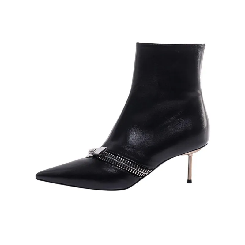 COPERNI Zip 60mm Leather Ankle Boots-0