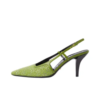 GUCCI Slim Heel High Heels 7.5cm Women's Green