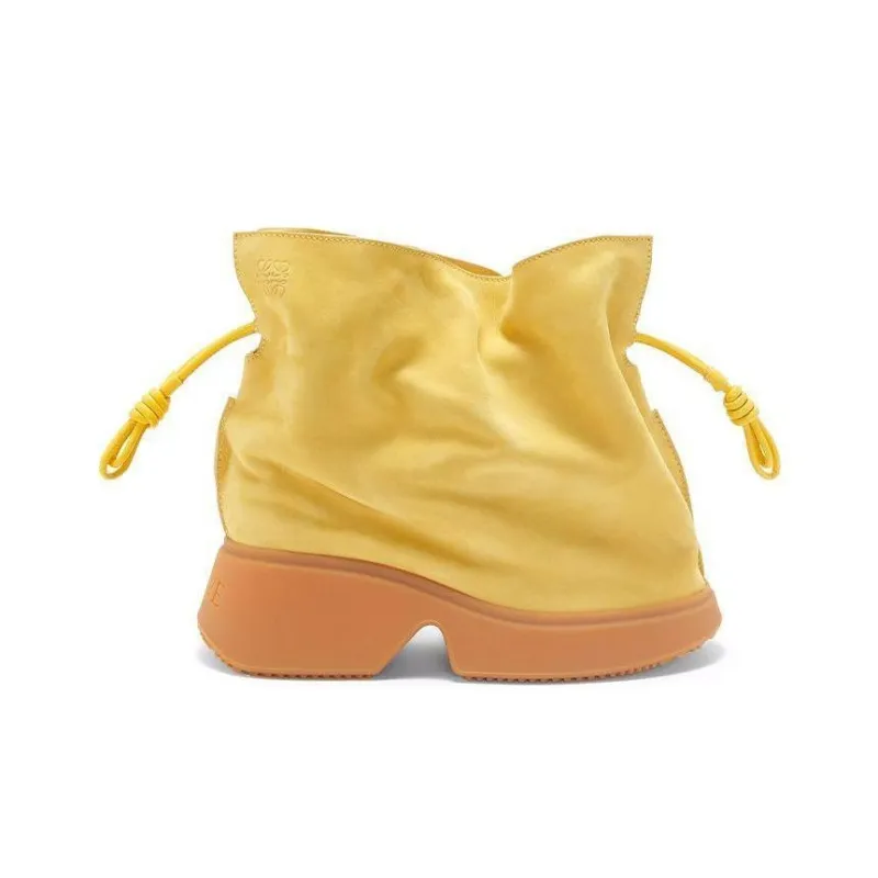 LOEWE Flamenco Ankle Boots Women's Yellow-1