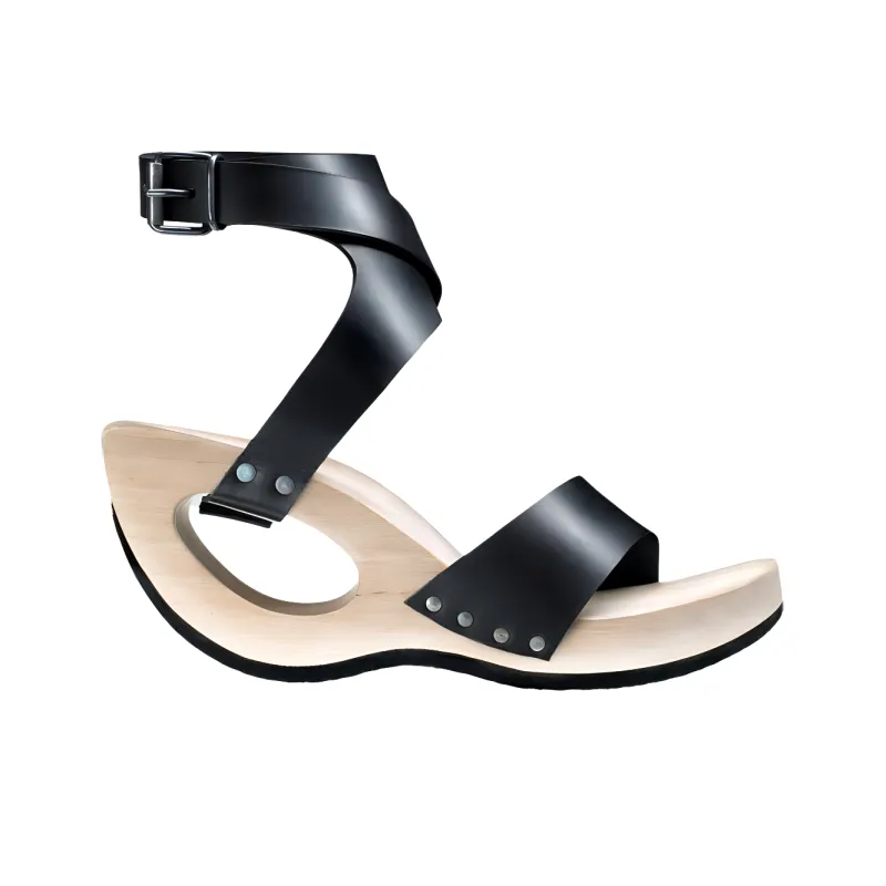 Trippen Bondage Strap Sandals Women's Black-2