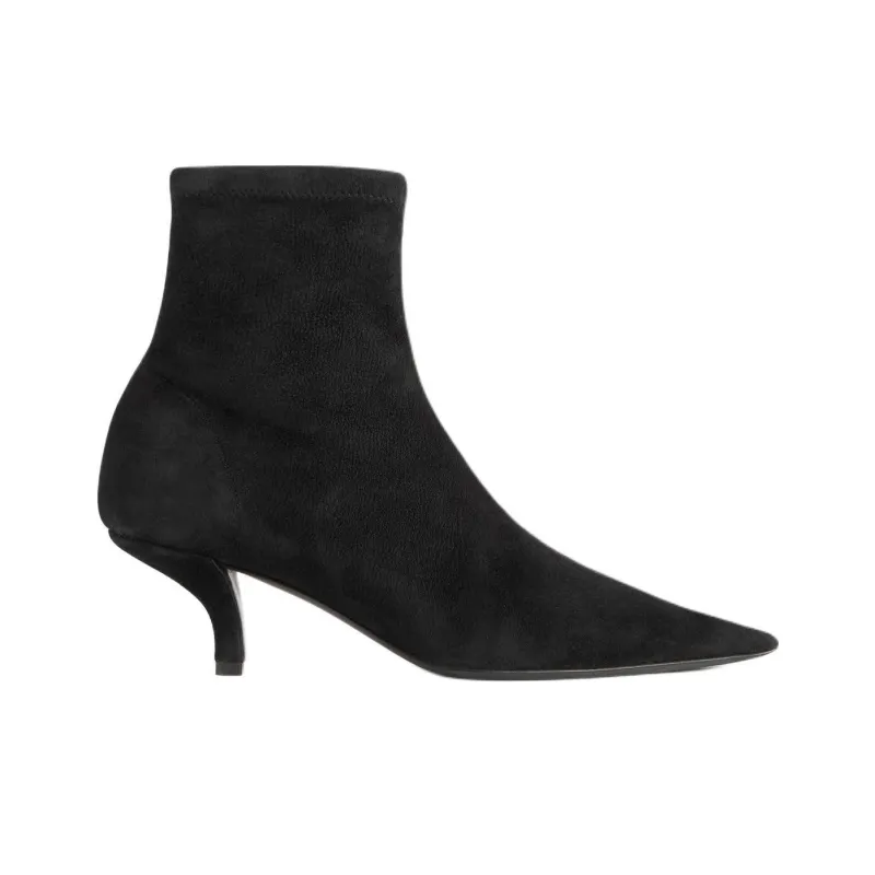 TOTEME 60mm The Suede Sock Boots Women's-1