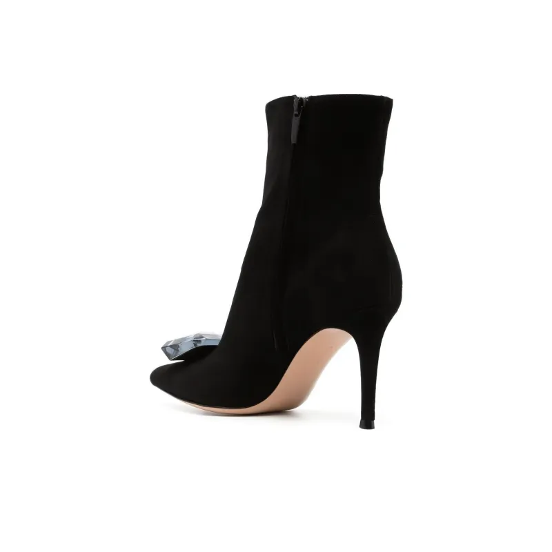 GIANVITO ROSSI Jaipur 85mm Suede Ankle Boots-2