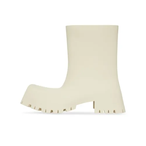Balenciaga Trooper Rubber Boot White
