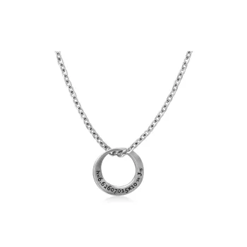 DH7 Titanium Steel Necklaces Unisex