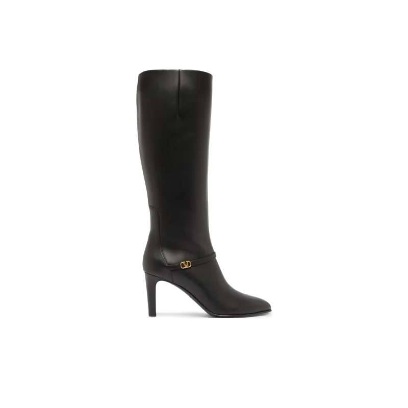 Valentino VLogo Signature GARAVANI Knee high Boots 10cm Women's Black-1