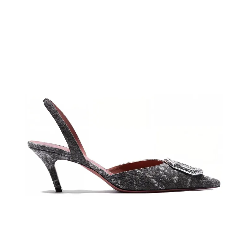 Souliers Martinez Camelia 50mm Leather Pumps-1