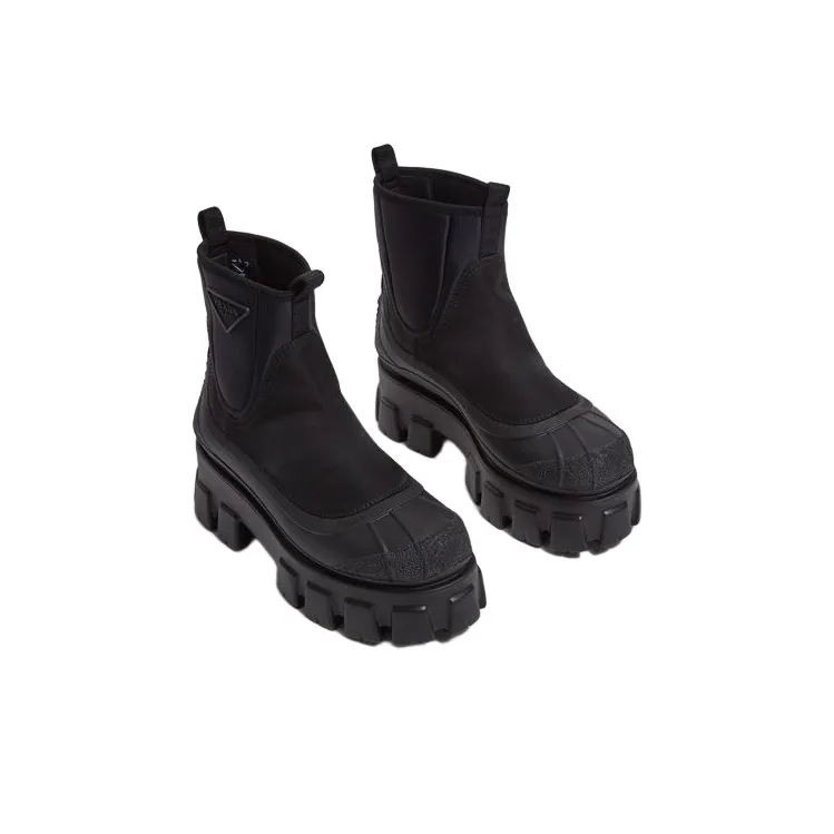 PRADA Moonlith Gabardine Boots-2