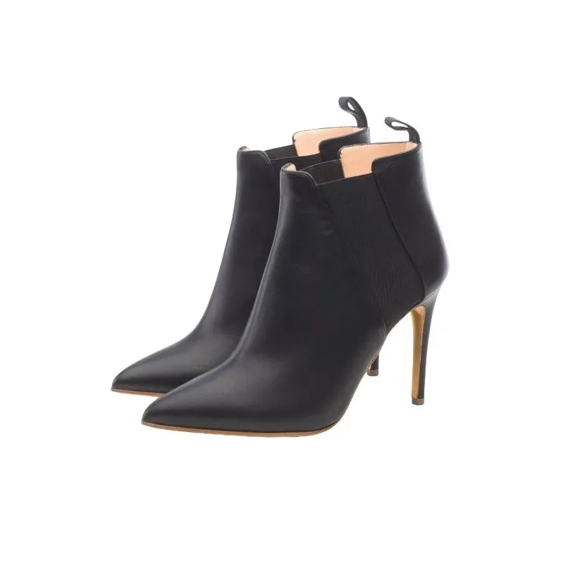 Rupert Sanderson Ankle-Length Chelsea Boots 10cm Women's Black-2