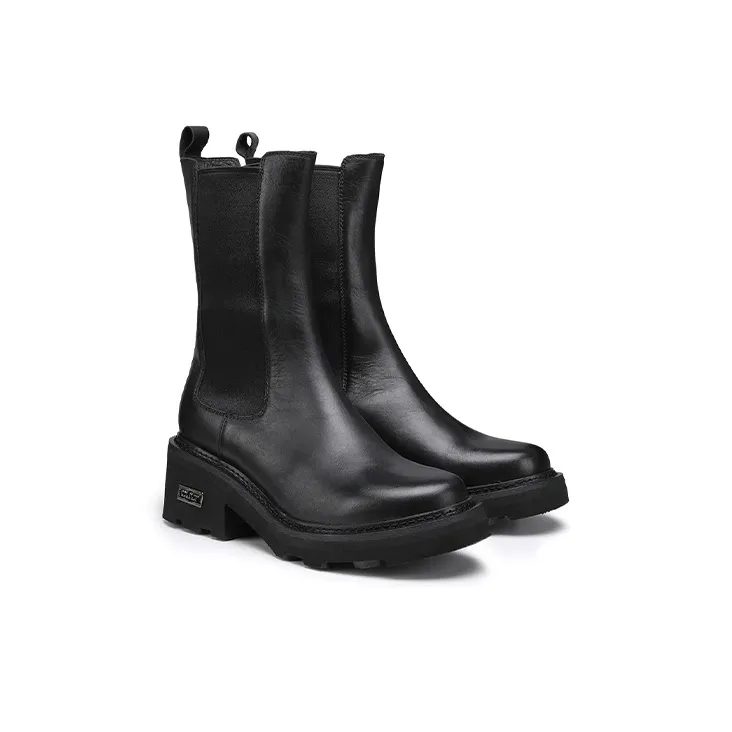 CULT GAIA Short Chelsea Boots Women's Black-1