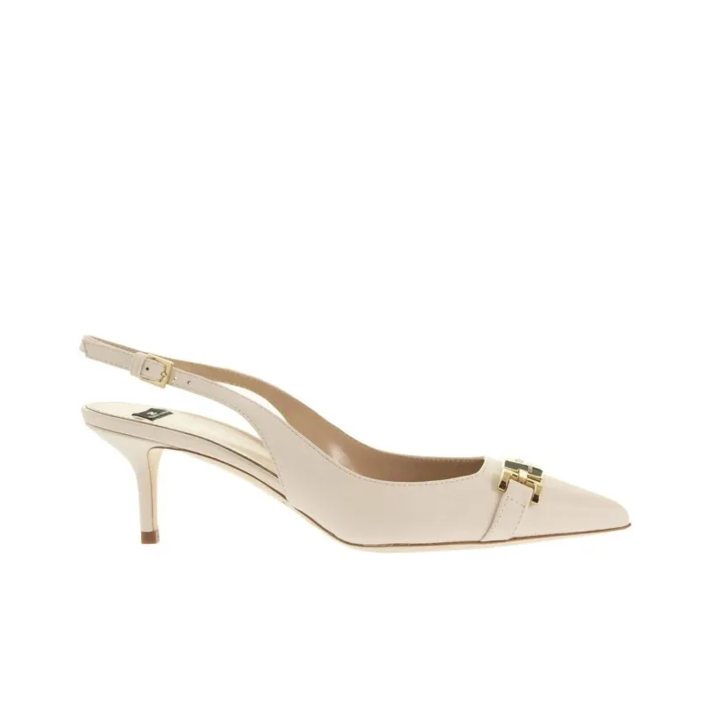 Elisabetta Franchi Slim Heel High Heels 5.5cm Women's Butter-1