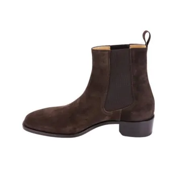 TOM FORD Short Chelsea Boots Men's Dark Brown