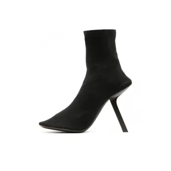 Balenciaga 110mm Stretch Heeled Boots 'Black' Women's