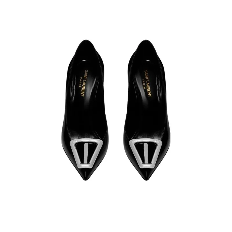 SAINT LAURENT Avenue Pointed-Toe Pumps-4