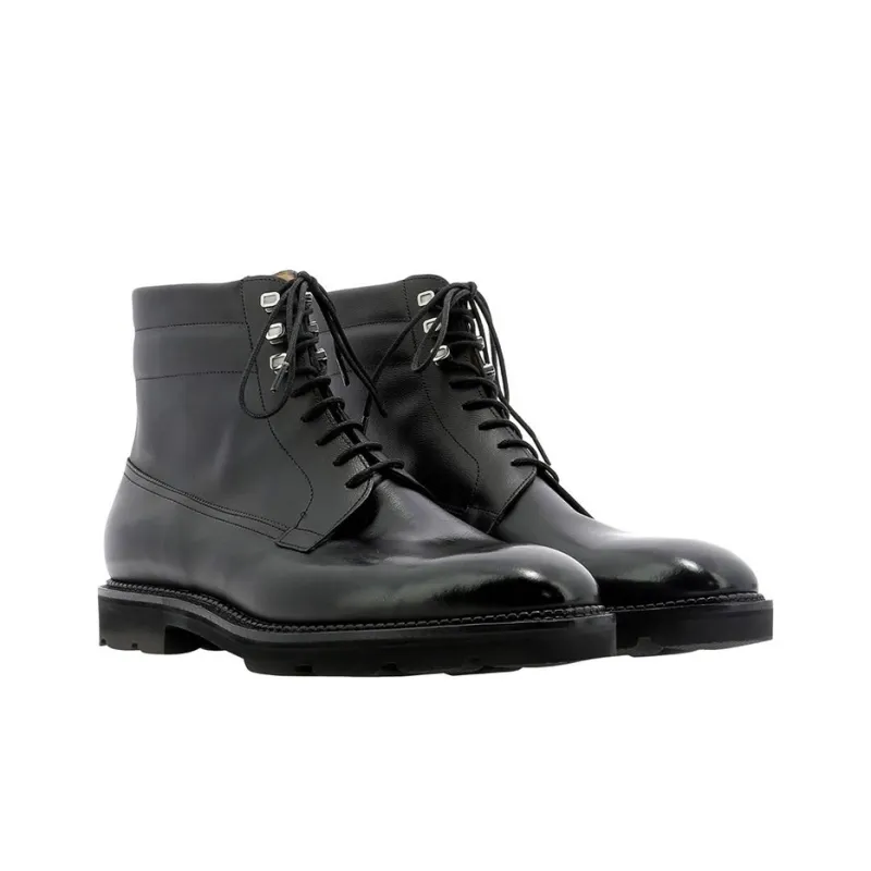 JOHN LOBB Ankle Boots Men's Black-2