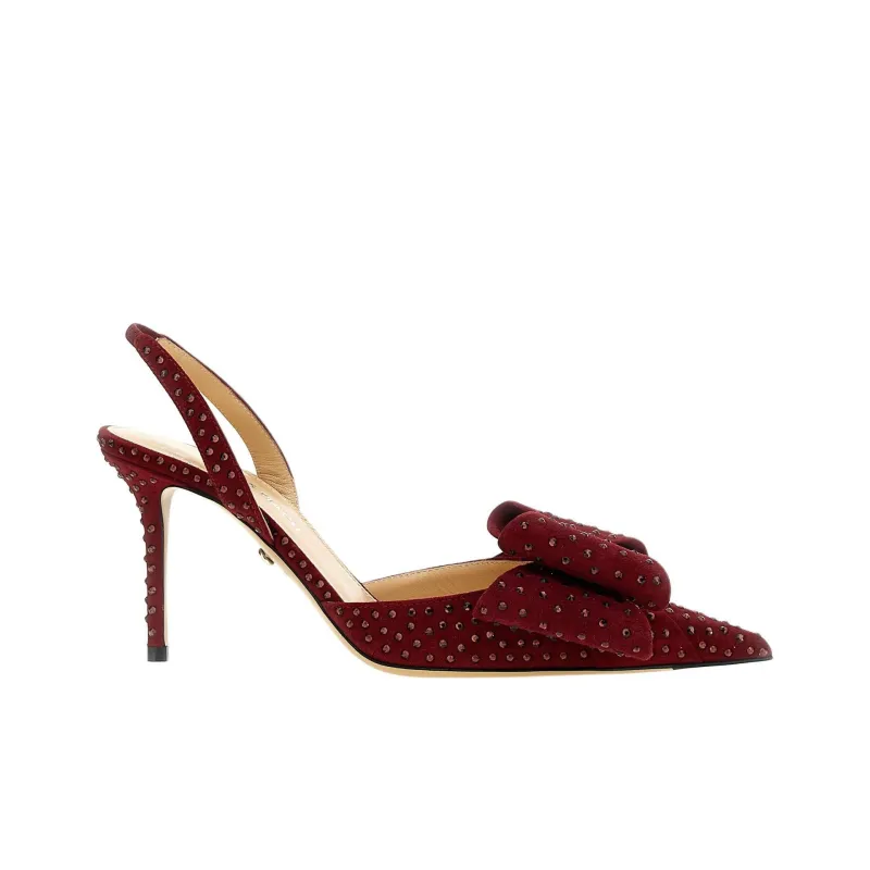 MACH & MACH Le Cadeau Slim Heel High Heels 8.5cm Women's Red-1