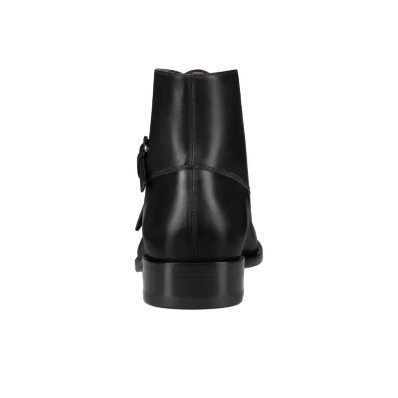 CL LUBOTING Chambelimonk Ankle Boots Men's Black-4