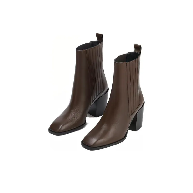 Aeyde Nat 75mm Chelsea Ankle Boots-2
