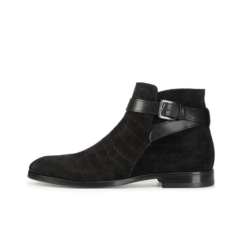 SERGIO ROSSI Ankle Boots Men Black-0