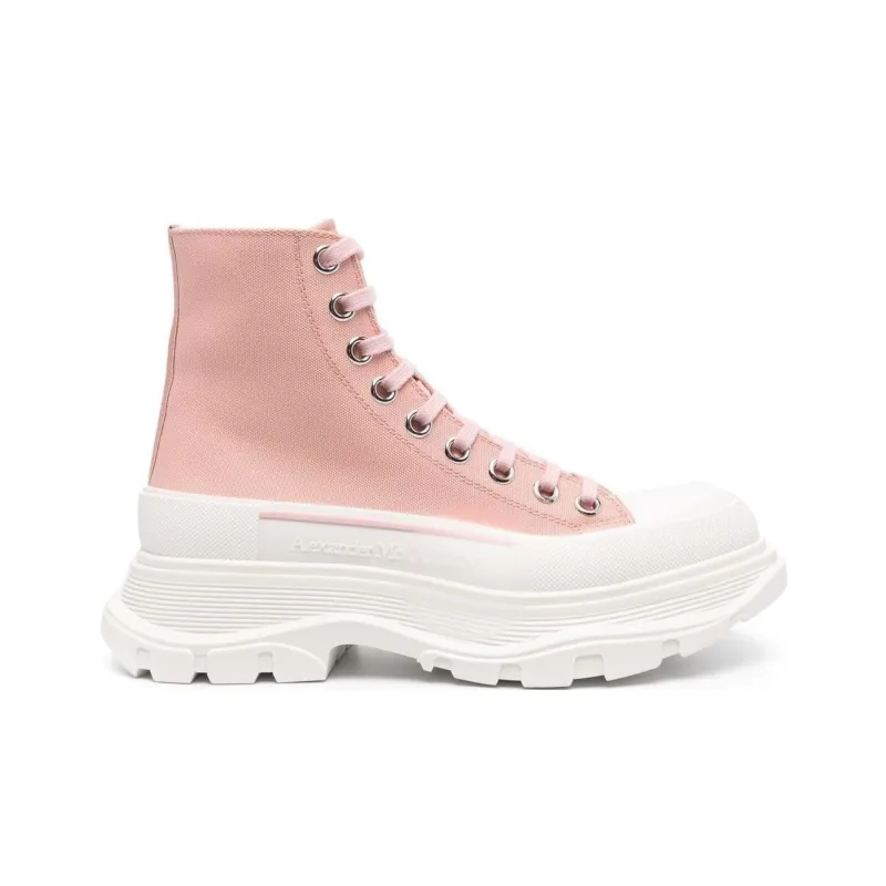 Alexander McQueen Tread Slick Boot Magnolia White Women's-1