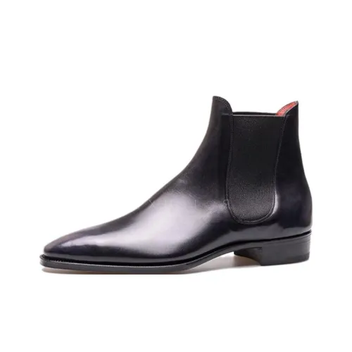 GAZIANO GIRLING 첼시 부츠 Deco Black 남성