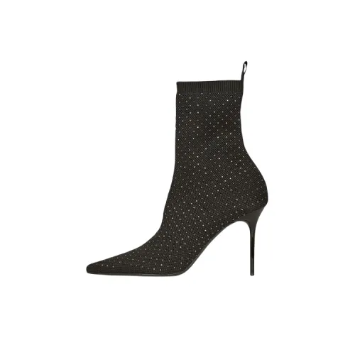 BALMAIN Skye Sock Ankle Boots Women's