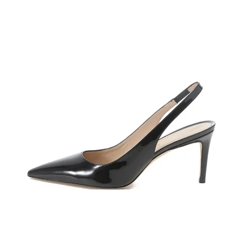 stuart weitzman 70mm Slingback Patent Leather Pumps