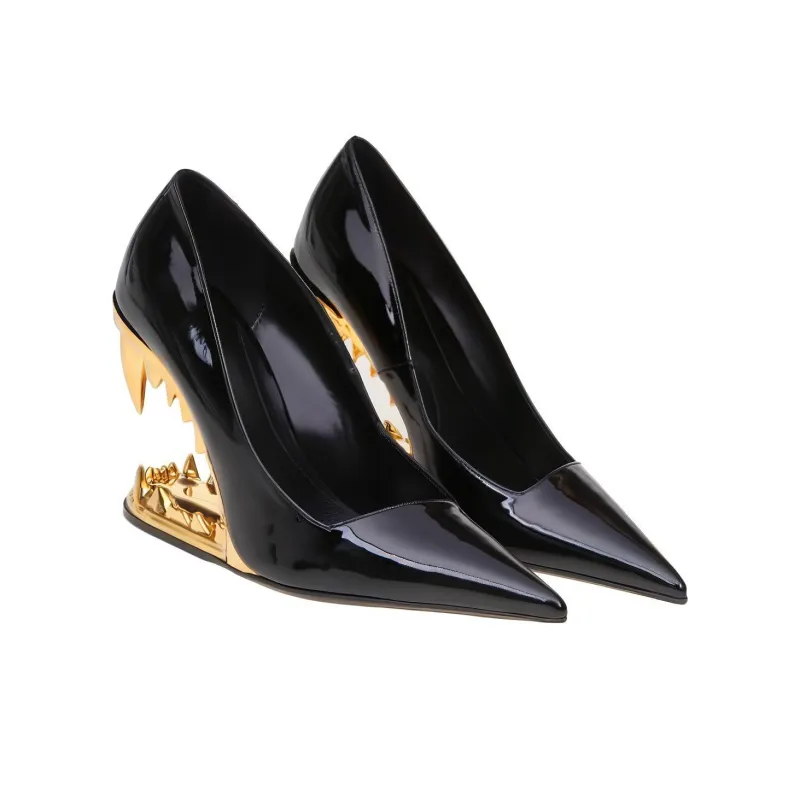 GCDS Morso 105mm Leather Pumps-1