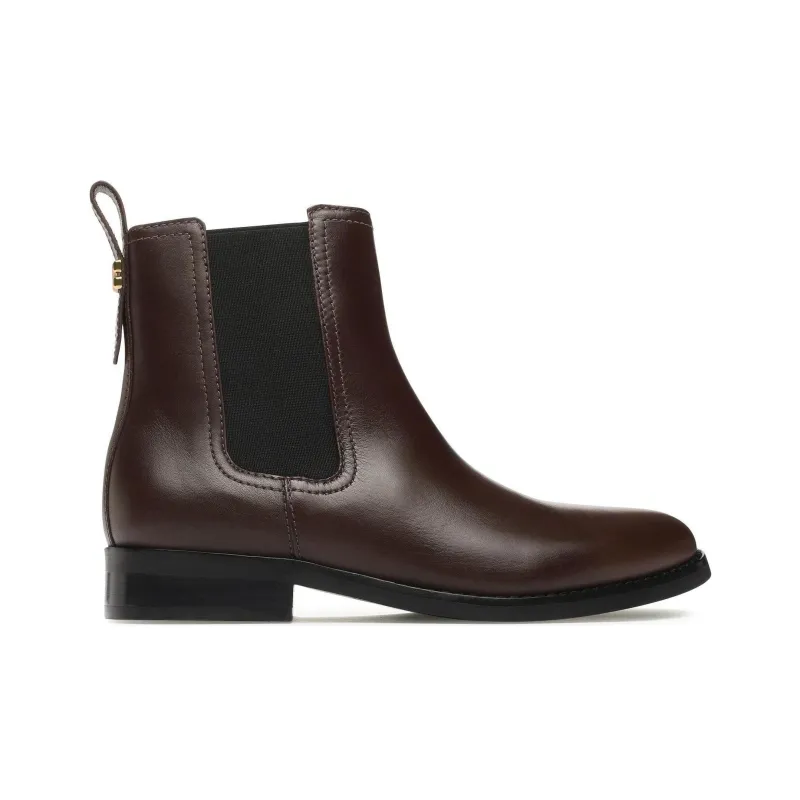 COACH Short Chelsea Boots Women's Brown-1