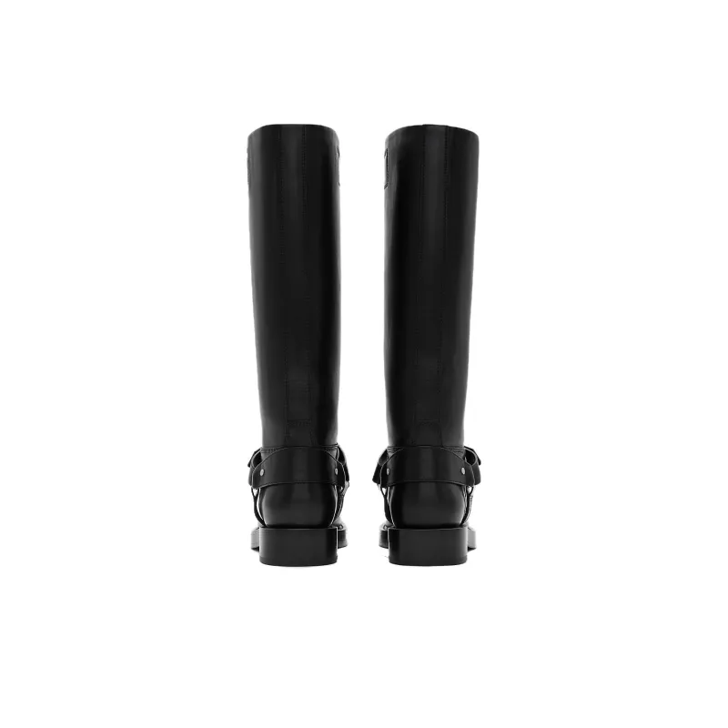 Burberry Knee high Boots Women's Black-4
