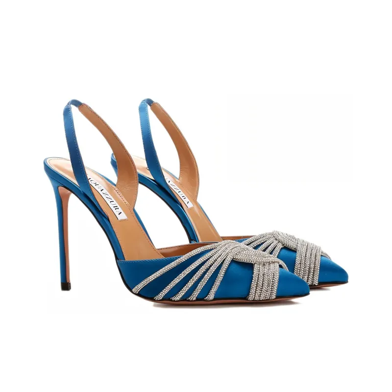 AQUAZZURA High Heels Women's Blue-2