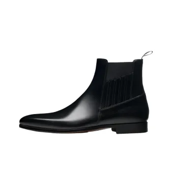 Magnanni Santo Short Chelsea Boots Men's Black