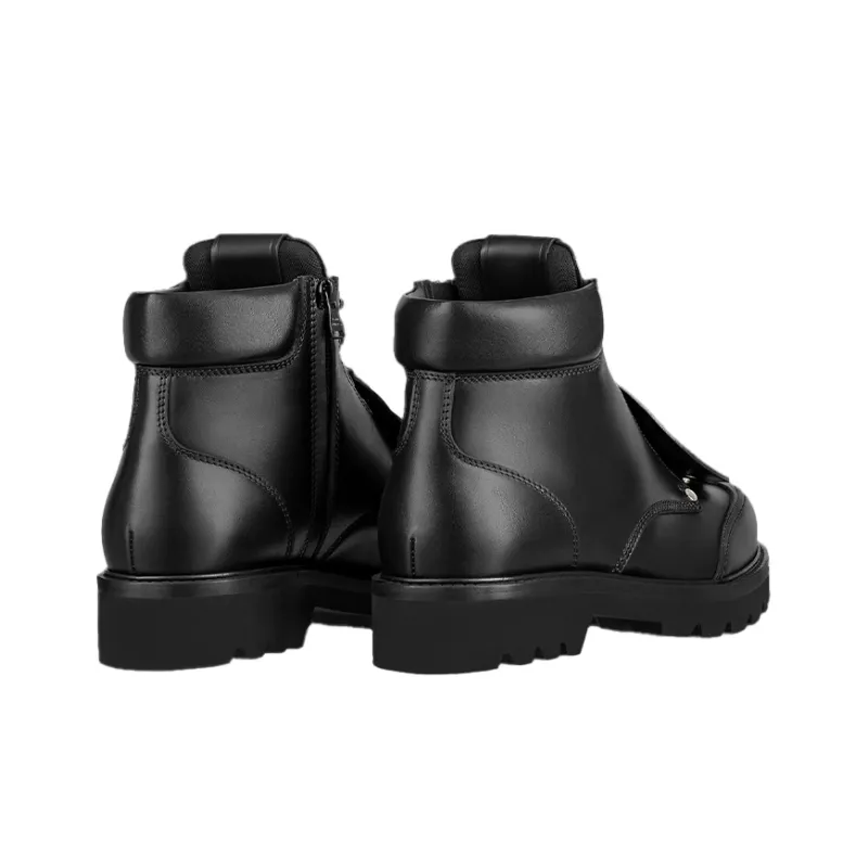 LOUIS VUITTON X Nigo Oberkampf Ankle Boots 'Black'-3