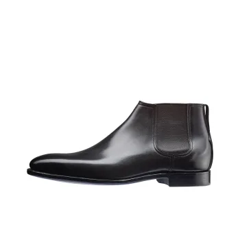 CROCKETT & JONES Hamilton Short Chelsea Boots Men's Black