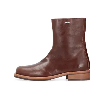 OUR LEGACY Square-toe Ankle Leather Boots